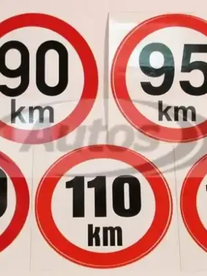 Nálepka rychlosti 100 km Cenový Hit